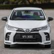 2021 Honda City vs Toyota Vios in Malaysia – sportiest RM106k e:HEV RS hybrid and RM95k GR Sport shown