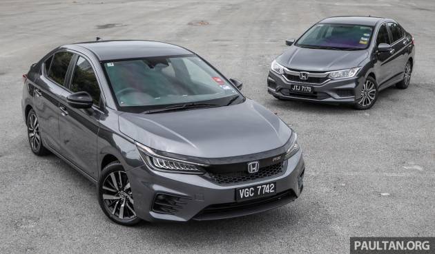 Honda City 2021 vs 2020 – new GN compared to old GM generation in Malaysia, a side-by-side gallery