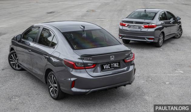 Honda City 2021 vs 2020 – new GN compared to old GM generation in Malaysia, a side-by-side gallery
