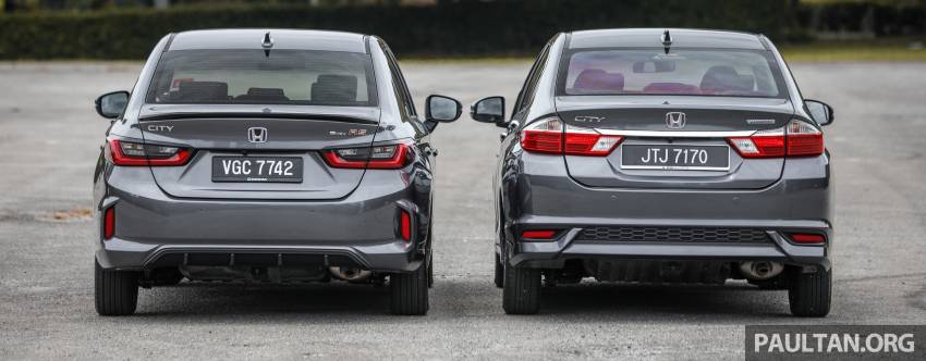 Honda City 2021 vs 2020 — perbandingan antara generasi GN terbaru dan GM sebelumnya di Malaysia 1356366