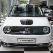 Honda e EV in Malaysia – 220 km range, from RM210k