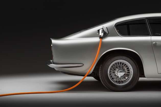 Aston Martin DB6 EV conversion by Lunaz Design – up to 120 kWh battery, 410 km range; from RM4.16 million