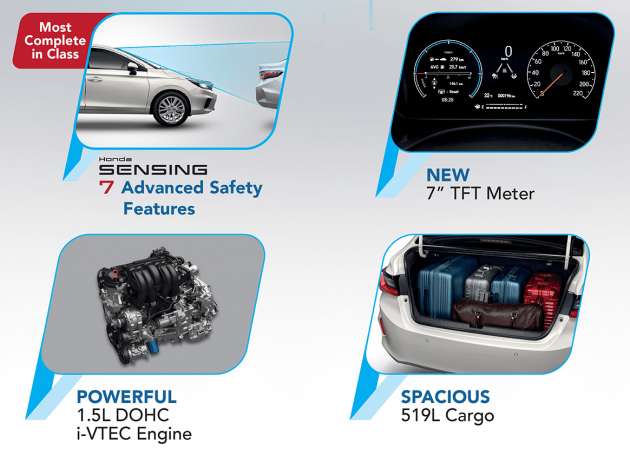 2021 Honda City 1.5L V Sensing launched in Malaysia – Honda Sensing suite with AEB; priced from RM90k
