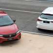 Honda City Hatchback 2021 dipamer di M’sia – warna baharu merah, kelabu, tempat duduk Ultra, Sensing