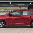 Honda City Hatchback 2021 dipamer di M’sia – warna baharu merah, kelabu, tempat duduk Ultra, Sensing
