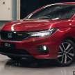 Honda City Hatchback 2021 dipamer di M’sia – warna baharu merah, kelabu, tempat duduk Ultra, Sensing