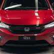 Honda City Hatchback 2021 dipamer di M’sia – warna baharu merah, kelabu, tempat duduk Ultra, Sensing