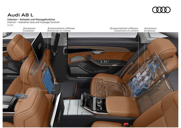 2022 Audi A8, S8 facelift – three petrol variants; diesel and PHEV to follow, extra-LWB A8 L Horch for China