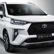 Toyota Veloz seven-seater MPV gets 190 mm ground clearance – 30 mm higher than Perodua Alza