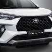 Toyota Veloz seven-seater MPV gets 190 mm ground clearance – 30 mm higher than Perodua Alza