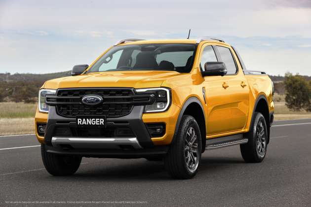 Ford Ranger 2022 dijual di Thailand dalam versi Sport dan Wildtrak, enjin 2.0L, harga RM116k ke RM163k