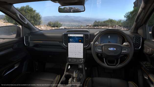 Ford Ranger 2022 dijual di Thailand dalam versi Sport dan Wildtrak, enjin 2.0L, harga RM116k ke RM163k