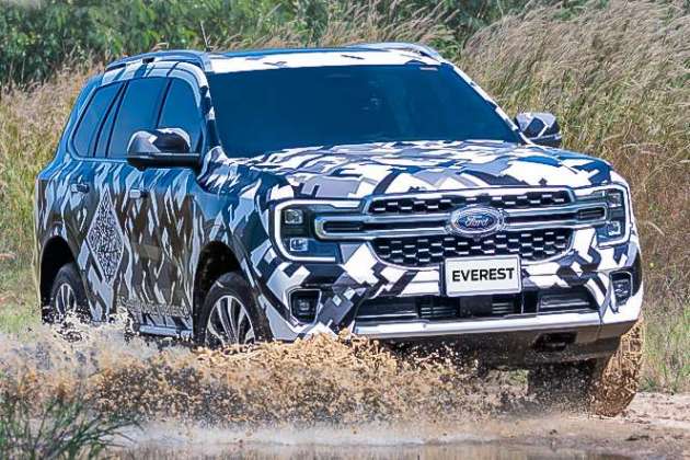 Ford Everest 2022 didedah kali pertama dalam teaser