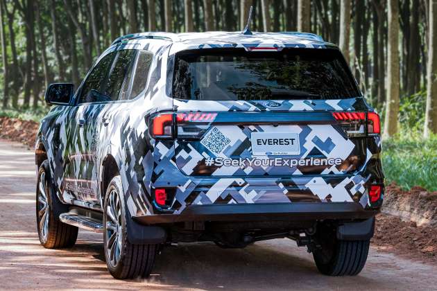 Ford Everest 2022 didedah kali pertama dalam teaser