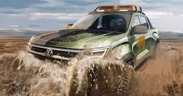 All-new Volkswagen Amarok teased, to debut in 2022