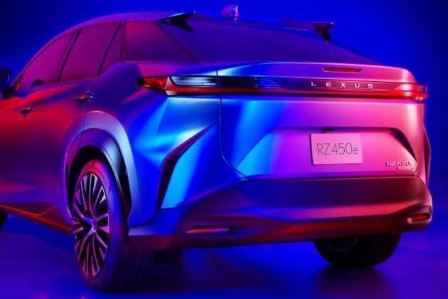 Lexus RZ SUV elektrik ditunjuk buat pertama kali — tiga lagi model EV, termasuk sebuah kereta sport