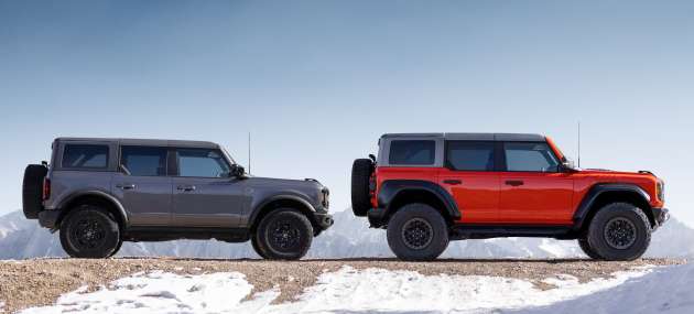 2022 Ford Bronco Raptor debuts with a 3.0 litre twin-turbo EcoBoost V6 and off-road-focused upgrades