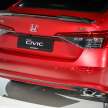 2025 Honda Civic FE facelift revealed in the US – less forehead, bigger grilles, market launch this summer