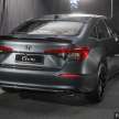 Honda Civic 2022 dilancar di M’sia – RM126k-RM144k, tiga varian, hanya 1.5L VTEC Turbo 182 PS/240 Nm