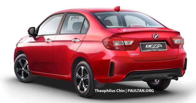 Next-generation Perodua Bezza – more balanced sedan rendered based on the Honda Amaze facelift