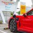 Shell Recharge EV fast charging tested in Malaysia – 180 kW of DC power in a Porsche Taycan in Tangkak!