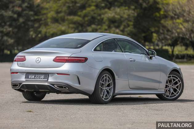 2022 Mercedes-Benz E300 Coupé AMG Line facelift live in Malaysia: gallery of C238 two-door E-Class, RM495k