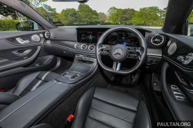 2022 Mercedes-Benz E300 Coupé AMG Line facelift live in Malaysia: gallery of C238 two-door E-Class, RM495k