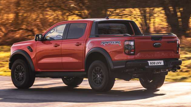Ford Ranger Raptor 2023 mula dijual di Thailand – RM234k, enjin petrol turbo 3.0L V6, 397 PS/583 Nm