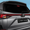 Toyota Veloz seven-seater MPV gets 190 mm ground clearance – 30 mm higher than Perodua Alza