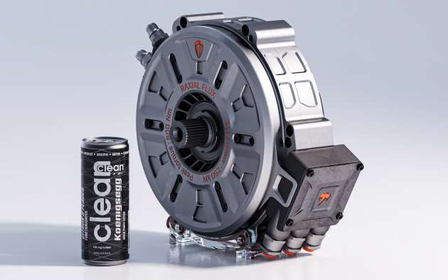 Koenigsegg shows off its 340 PS Quark electric motor and 680 PS Terrier EV drive unit with David inverter