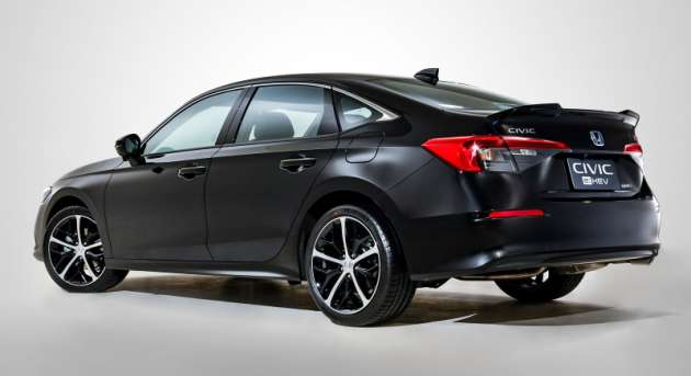 2022 Honda Civic e:HEV hybrid launched in Thailand – EL+ and RS variants; 25 km/l; priced from RM141k
