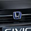 2022 Honda Civic e:HEV hybrid launched in Thailand – EL+ and RS variants; 25 km/l; priced from RM141k