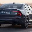 2023 Volvo S60, V60 revealed – no more R-Design, tailpipes; PHEVs get bigger battery and 90 km range