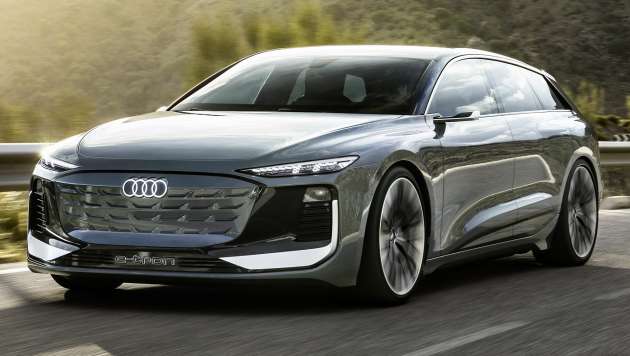 Audi A6 Avant e-tron concept revealed – electric wagon with 476 PS, 700 km range, PPE architecture