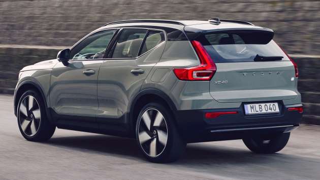 Volvo XC40 facelift revealed with C40 face; C40 EV also gets new single-motor variant with 434 km range
