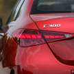 2022 Mercedes-Benz C-Class CKD in Malaysia – up to RM17k less than CBU; minor changes; from RM288k