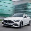 W206 Mercedes-AMG C43 4Matic – 2.0T four-cylinder replaces 3.0T V6; 408 PS, 500 Nm with electric turbo