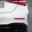 W206 Mercedes-AMG C43 4Matic – 2.0T four-cylinder replaces 3.0T V6; 408 PS, 500 Nm with electric turbo