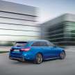 W206 Mercedes-AMG C43 4Matic – 2.0T four-cylinder replaces 3.0T V6; 408 PS, 500 Nm with electric turbo