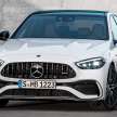 W206 Mercedes-AMG C43 4Matic – 2.0T four-cylinder replaces 3.0T V6; 408 PS, 500 Nm with electric turbo