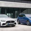 W206 Mercedes-AMG C43 4Matic – 2.0T four-cylinder replaces 3.0T V6; 408 PS, 500 Nm with electric turbo