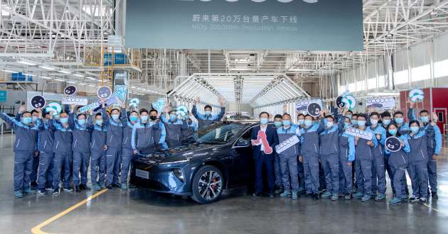 Nio took less than four years to produce 200,000 EVs