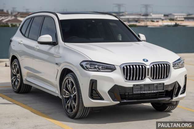 2022 BMW X3 xDrive30e M Sport facelift in Malaysia – new 292 PS PHEV with 50 km electric range, RM321k