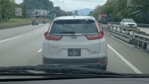 Honda CR-V driver arrested for blocking ambulance on PLUS – driver claims to suffer from hearing condition