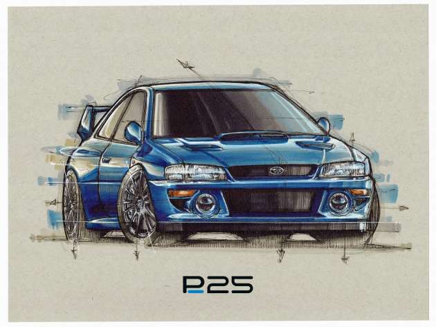 Prodrive P25 – model kelahiran semula Subaru 22B, 400 hp, terhad hanya 25-unit, akan didedahkan Jun ini