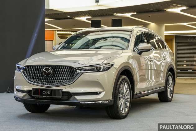 Mazda CX-8 2022 dilancarkan di Malaysia — varian 2.5L turbo baru, harga dari RM178k hingga RM212k