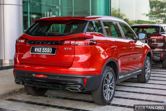 Proton X70 MC 2022 dilancarkan di Malaysia — 1.5L turbocas tiga-silinder, AWD; RM94k hingga RM122k