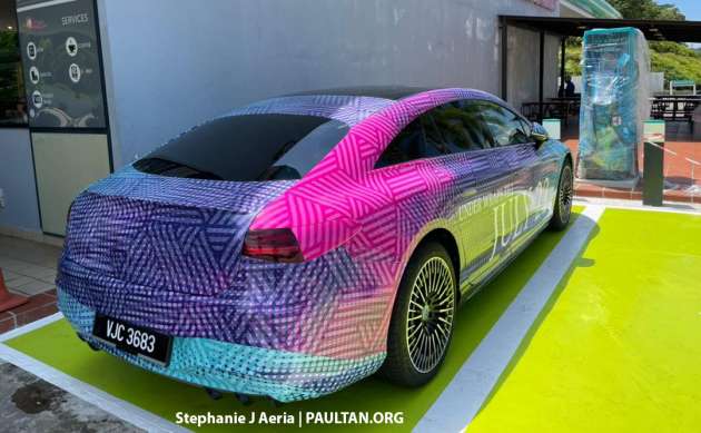 2022 Mercedes-Benz EQS seen in Malaysia – flagship EV sedan with up to 785 km range; July 22 launch?