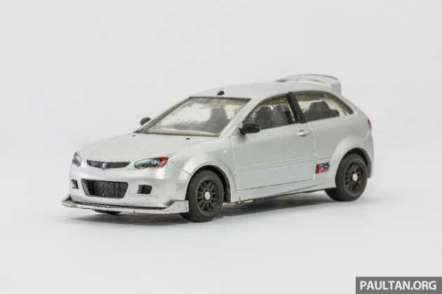 Proton Satria Neo Clubsport 2008 dalam skala 1/64 dari Pipol Scale Model – produk ‘fan made’, hanya 250 unit!