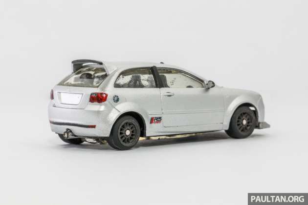 Proton Satria Neo Clubsport 2008 dalam skala 1/64 dari Pipol Scale Model – produk ‘fan made’, hanya 250 unit!